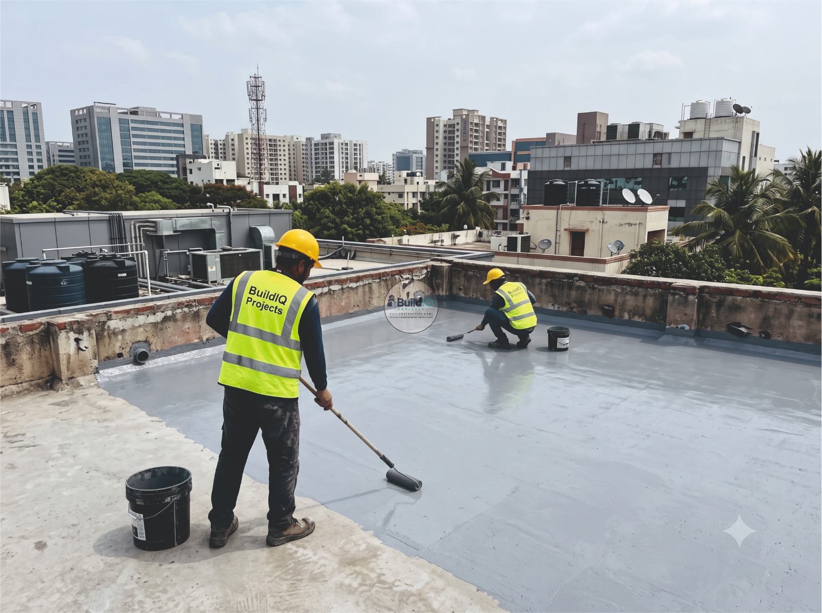 Pool Mosaic Tile Laying and Waterproof Grouting